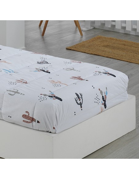 Edredón Ajustable Cama Infantil Cactus