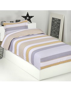 Edredón Ajustable Cama Infantil Zarautz Ocre