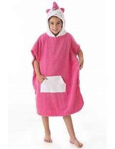 Poncho Infantil Tejido 100% Algodón Natural Modelo Sleep Unicorn 2