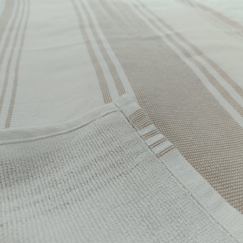 Pack de 4 Paños de Cocina en Color Beige de 40x70 cm 100% Algodón