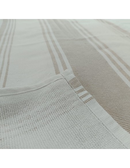 Pack de 4 Paños de Cocina en Color Beige de 40x70 cm 100% Algodón