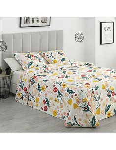 Funda Nórdica Floral y Colorida con Fundas Almohada Modelo Florenzia 2