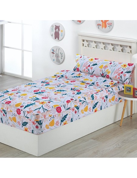 Saco Nórdico con Cremallera Ajustable Cama Infantil 90 y Cama 105 Florenzia