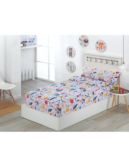 Saco Nórdico con Cremallera Ajustable Cama Infantil 90 y Cama 105 Florenzia