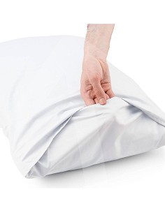 Funda de Almohada Barata de Microfibra Blanca 2