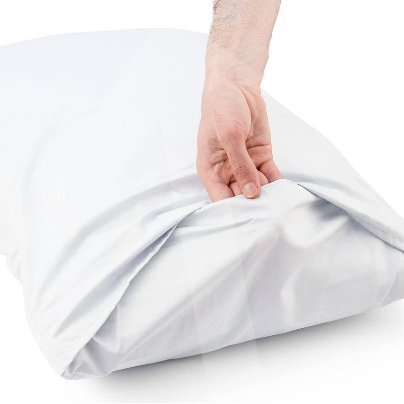 Funda de Almohada Barata de Microfibra Blanca