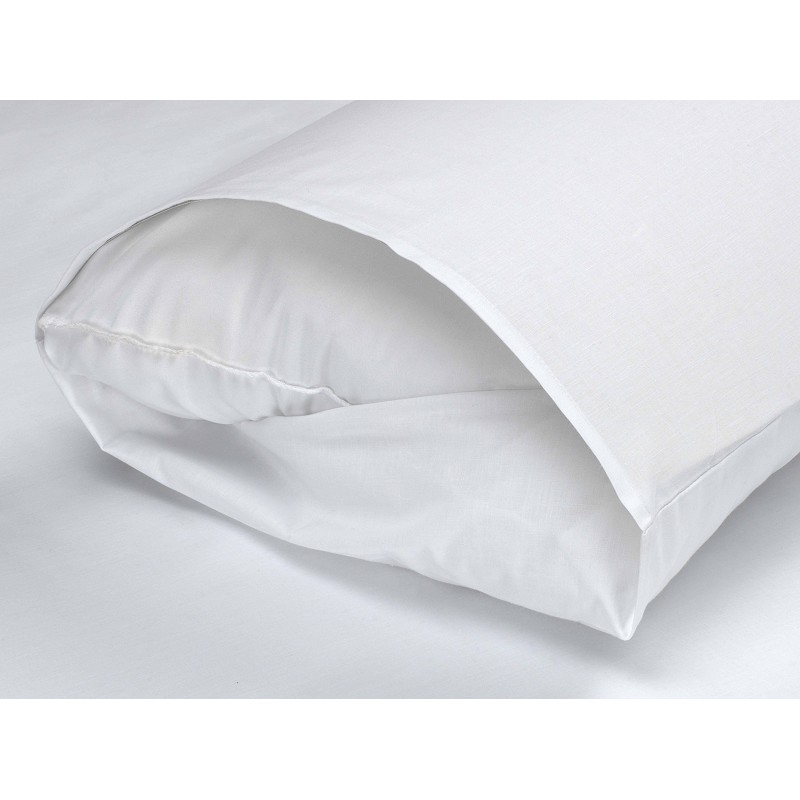 Funda de Almohada Barata de Microfibra Blanca