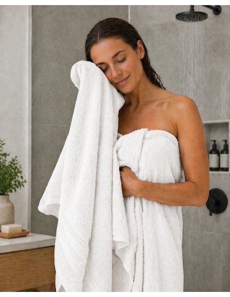 Toalla de Baño Premium 100% Algodón de 550 gr Modelo Aitana