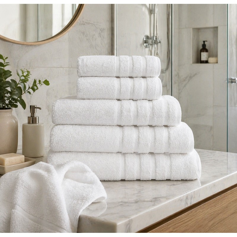 Toalla de Baño Premium 100% Algodón de 550 gr Modelo Aitana