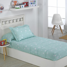 Edredón Ajustable Cama Nido Stars Agua (ANTES RAYAS AZUL) 2
