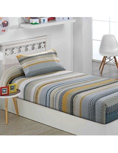 Edredon Ajustable Relleno 350 Gr Tejido Algodón y Poliéster Karima