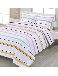 Funda Nordica con Cojines Tejido Algodón y Poliester Modelo Xabia