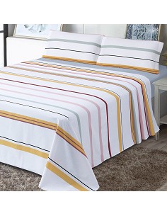 Juego de Sabanas Tejido Algodón y Poliester Modelo Xabia 2