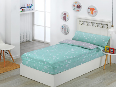 Saco Nordico 4 Estaciones Bajera Ajustable con Cremallera y Fuelle Stars Agua