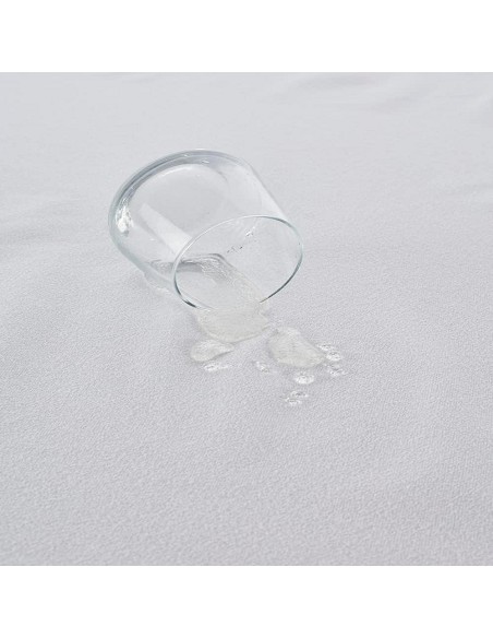 Protector de Colchon Impermeable - Tejido Premium 100% Algodón - Laterales Elásticos - OEKO-TEX