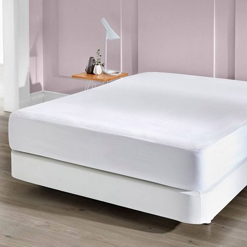 Protector de Colchon Impermeable - Tejido Premium 100% Algodón - Laterales Elásticos - OEKO-TEX