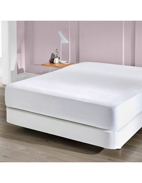 Protector de Colchon Impermeable - Tejido Premium 100% Algodón - Laterales Elásticos - OEKO-TEX