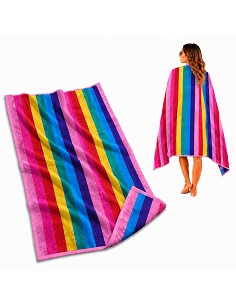 Toalla de Playa y Piscina - Tejido Velour 100% Algodón Suave - Medida Grande 90x190 cm 2