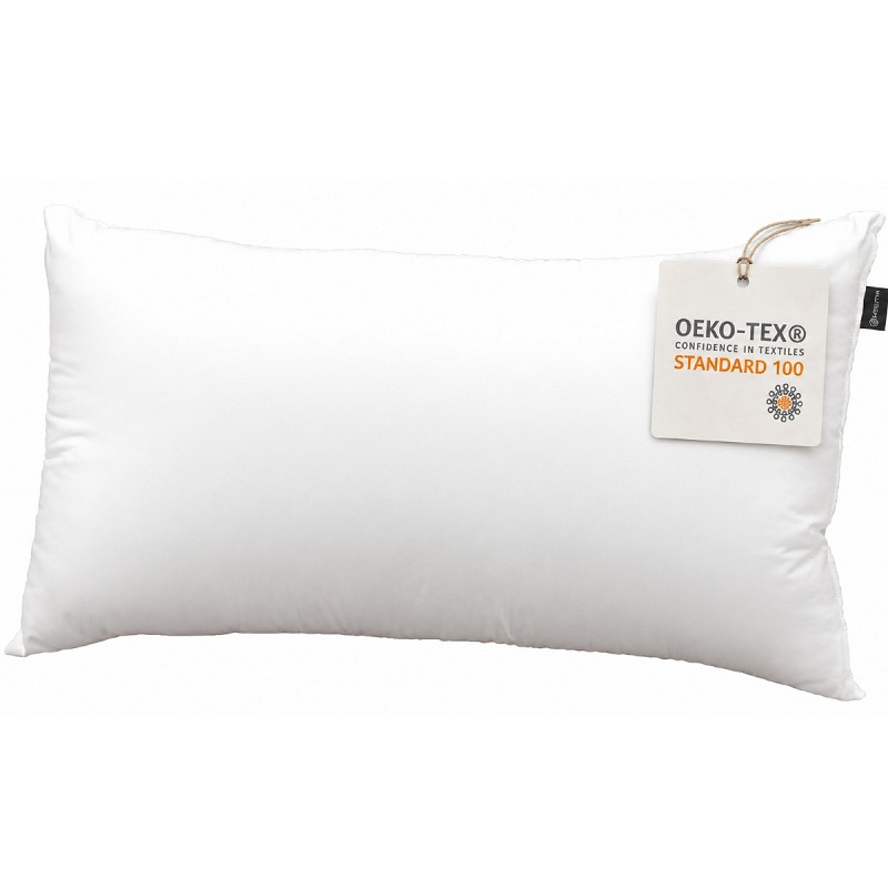 Almohada de Fibra Hueca Siliconada - Tejido Suave Microfibra - Firmeza Media - Oeko-Tex