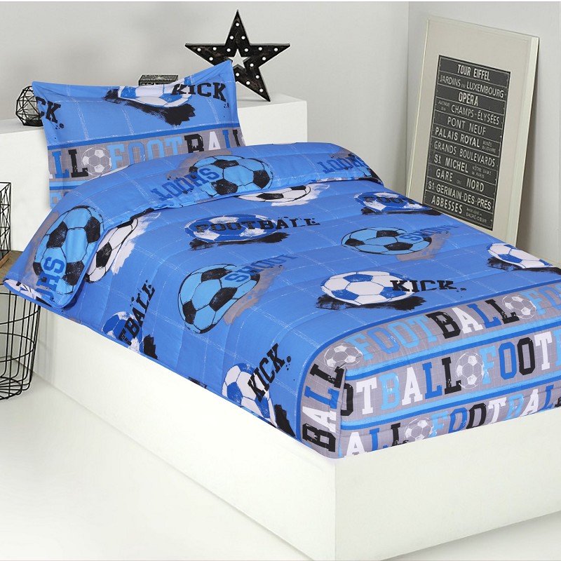 Comprar Edredón Ajustable Cama Infantil Fútbol Quick