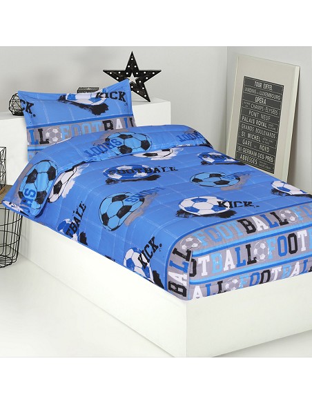 Comprar Edredón Ajustable Cama Infantil Fútbol Quick
