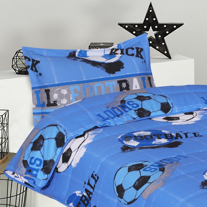 Comprar Edredón Ajustable Cama Infantil Fútbol Quick