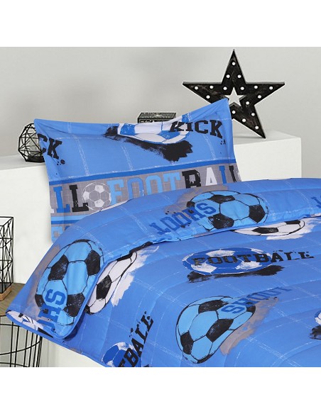Comprar Edredón Ajustable Cama Infantil Fútbol Quick