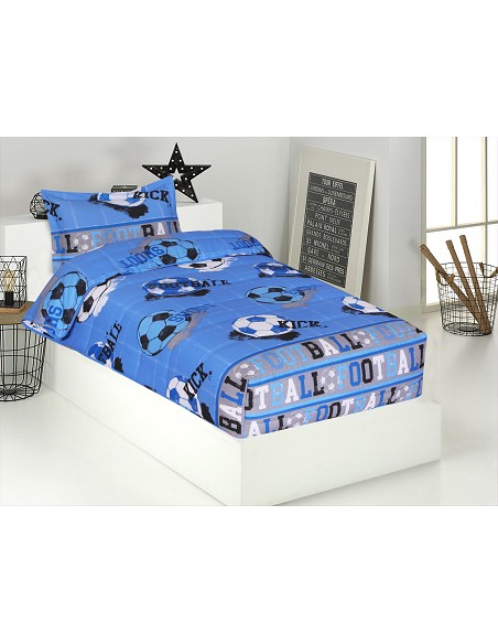 Comprar Edredón Ajustable Cama Infantil Fútbol Quick
