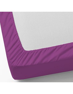 Sábanas Bajeras Ajustables con Elástico Perimetral de Colores Polialgodón Cama 150