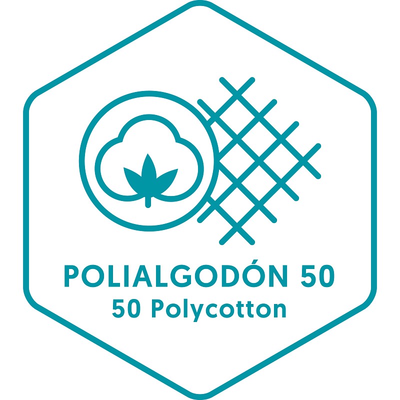 Juego de Sábanas Infantil y Juvenil Algodón y Poliéster 50/50 Diseño Estrellas Agua