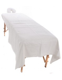 Sábana Protectora Camilla Masaje y Estética de Tela Reutilizable 120X240 cm