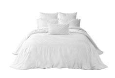 Juego Funda Nórdica Polialgodón Blanca Hotel con Sábana Bajera y Fundas Almohada de Sibiles 2