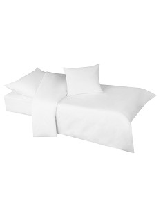 Juego Funda Nórdica Blanco Cuna 100% Algodón de Dhestia 2