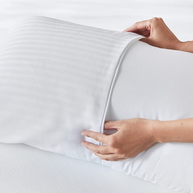 Funda Protectora Almohada Cutí Hotel 100% Algodón con Cremallera