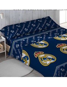 Juego Sábanas Real Madrid Cama 90 y Cama 105 Rm194001