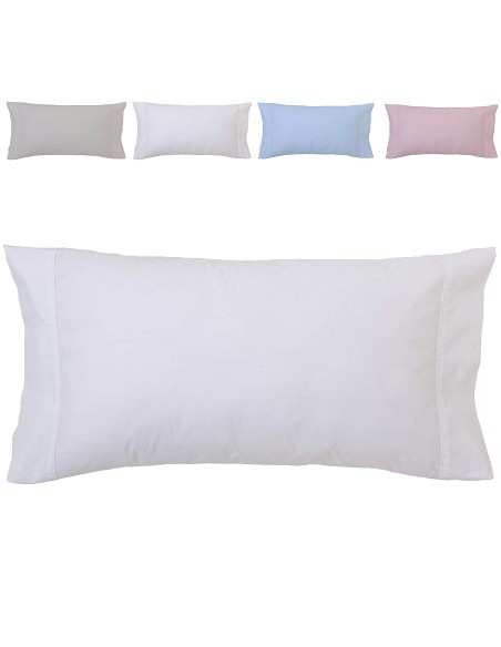 Funda de Almohada de Bocas Abiertas 100% Algodón Hotel