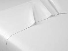 Sábana Encimera Blanca 100% Algodón de Dhestia 2