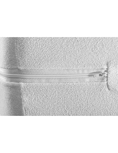 Funda de Colchón Blanca Rizo Algodón con Cremallera 2