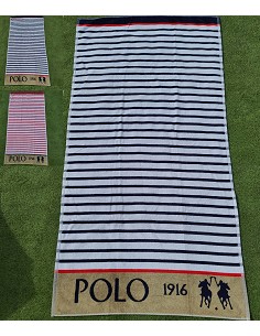 Toalla de Playa 100% Algodón Egipcio 85X165 cm Polo 2